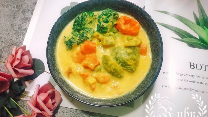 颜值不高营养丰富豆浆炖菜