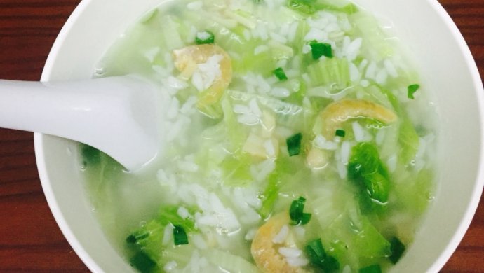 瑶柱虾仁白菜粥