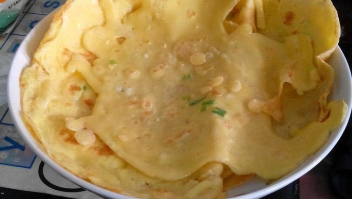香煎鸡蛋饼