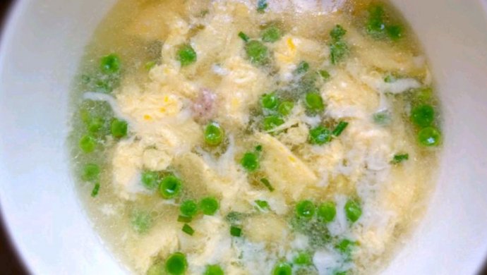 青豆瘦肉蛋花汤