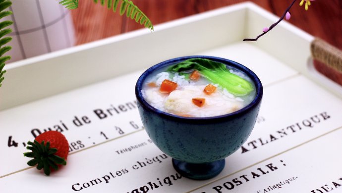 生滚杂蔬鱼片粥