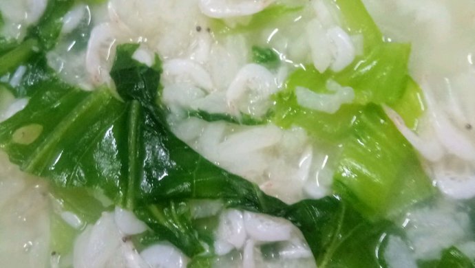 虾皮芥菜粥