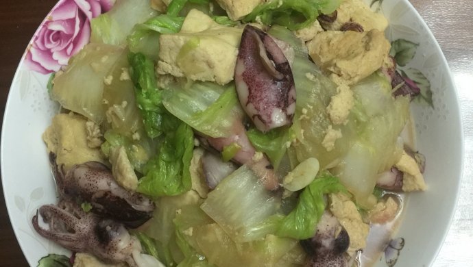 白菜海兔炖冻豆腐
