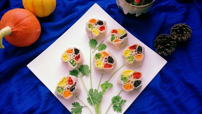 五福花式蒸饺
