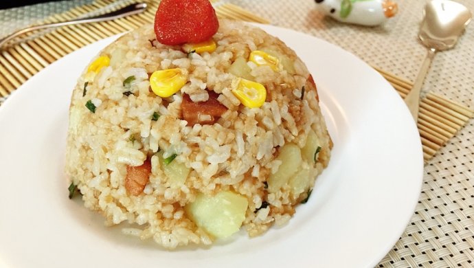 土豆焖饭