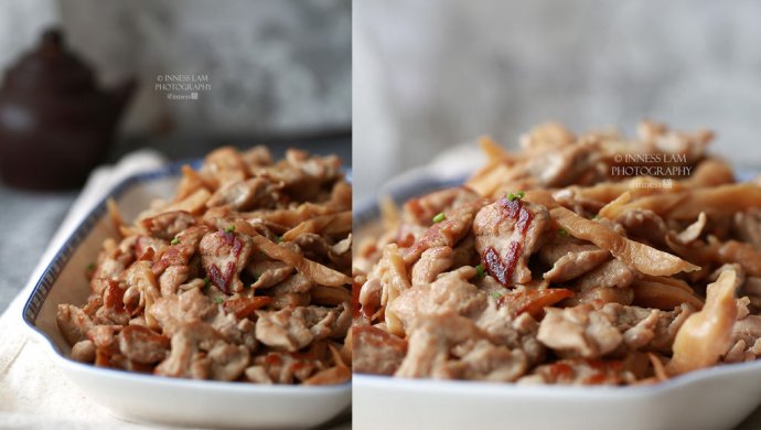 【香脆萝卜干炒肉】 (菜脯炒肉片)