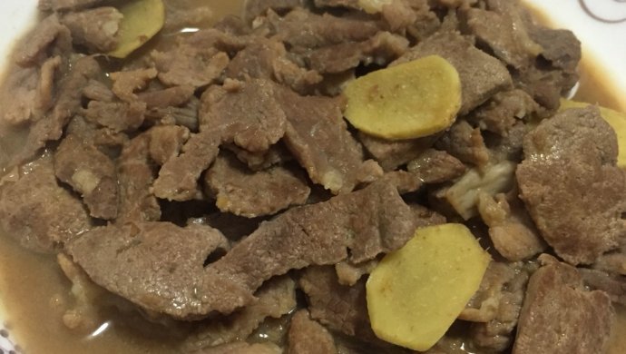 瘦肉炒猪肝（潮汕菜）