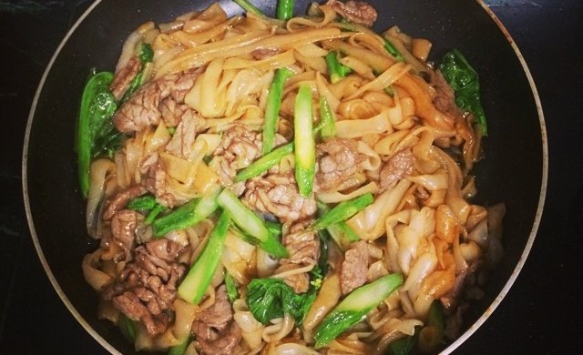 潮州菜湿炒牛河（简易版）
