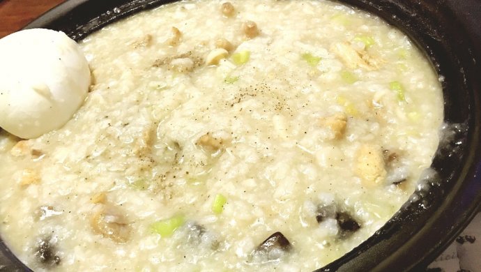 潮汕砂锅鸡肉粥