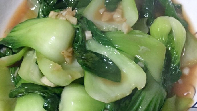 蒜蓉小白菜（潮汕菜）