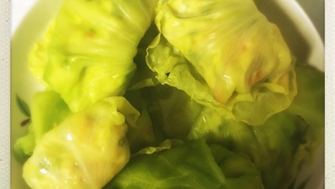 菜叶素菜包，减肥低卡~