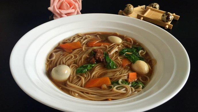 青菜肉丝面