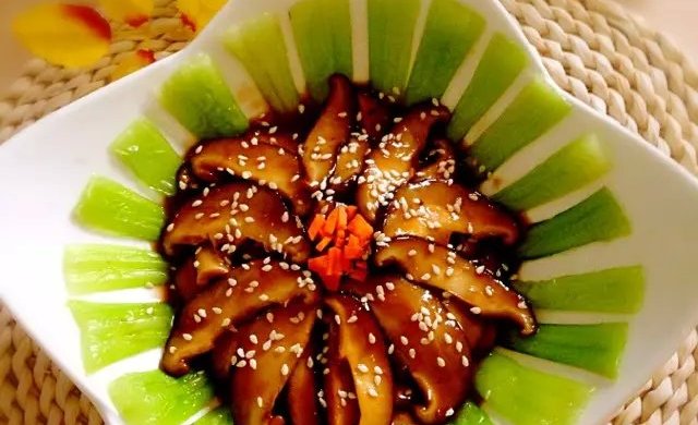 蚝油香菇油菜