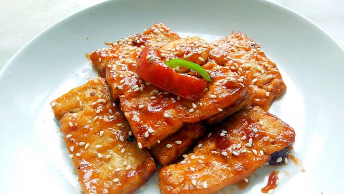 酸甜口煎豆腐(开胃菜)