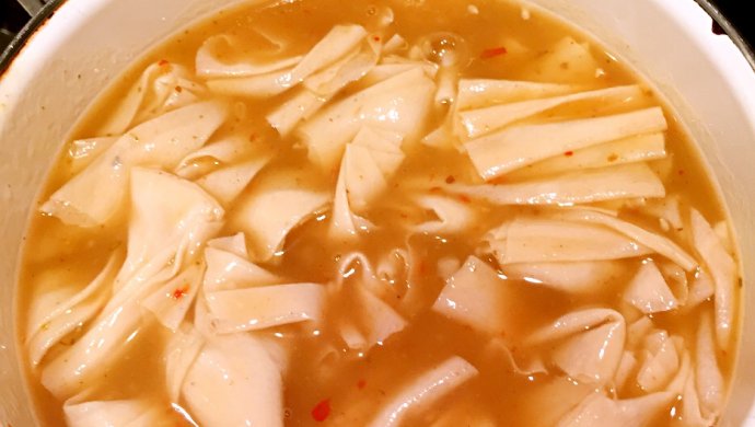 汤汁豆皮