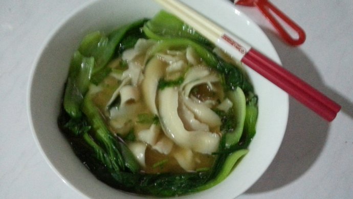 鸡汤刀削面
