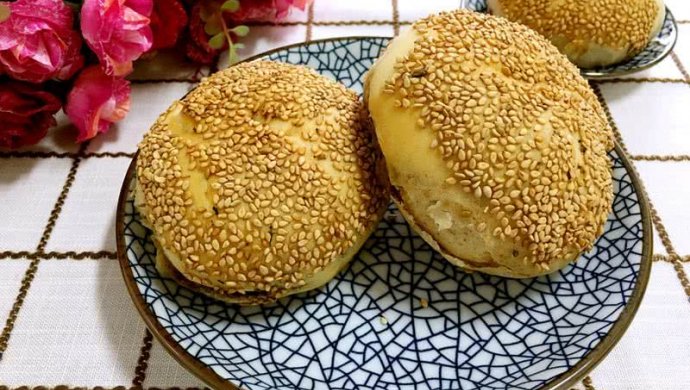 椒盐芝麻酱烧饼
