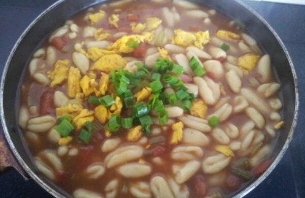 烩麻食(猫耳朵)