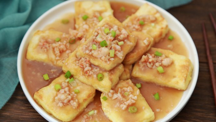 虾仁锅塌豆腐