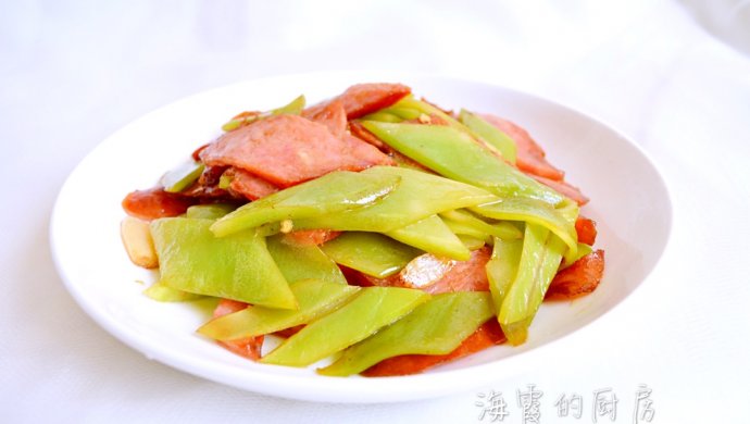 莴笋炒香肠