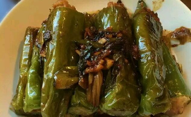 尖椒酿肉-做法简单却营养好吃