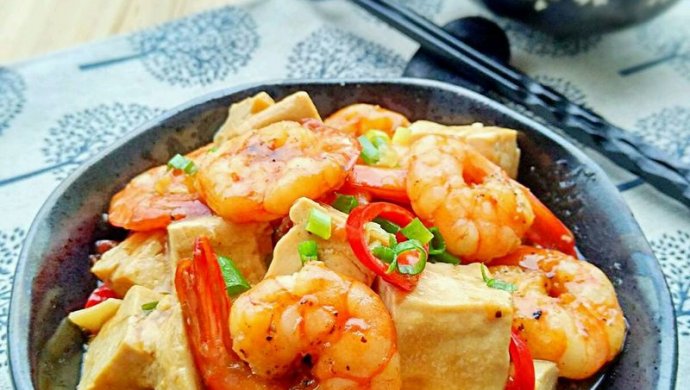 虾仁豆腐