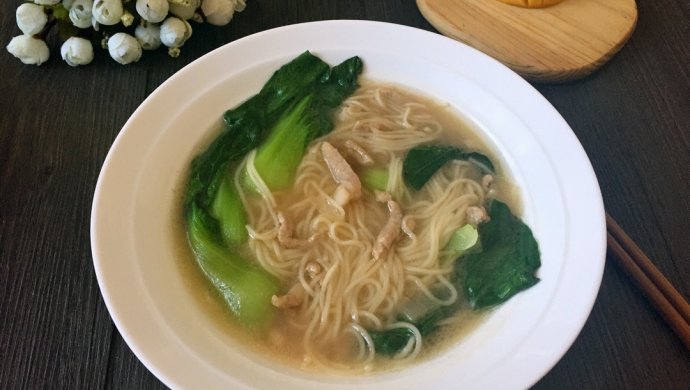 青菜肉丝面（宝宝食谱）