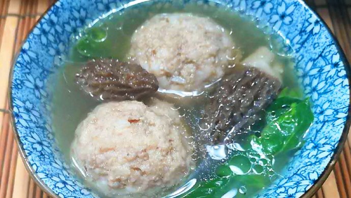 羊肚菌狮子头