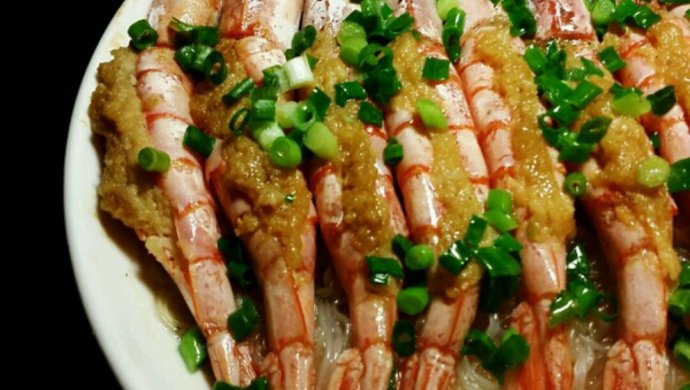 豉油蒜蓉粉丝虾