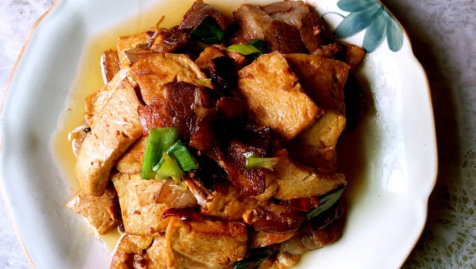 豆腐烧肉