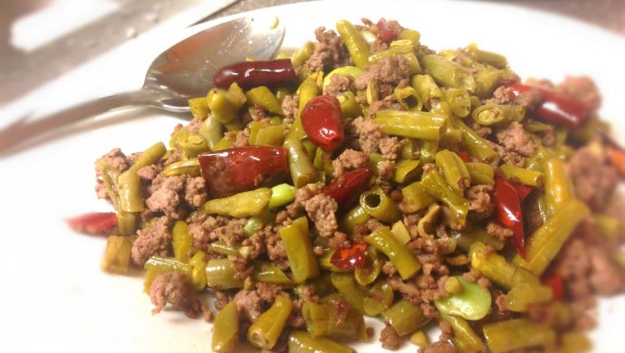 【快手、下饭菜】肉末酸豆角