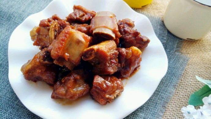 豆豉香辣酱烧排骨