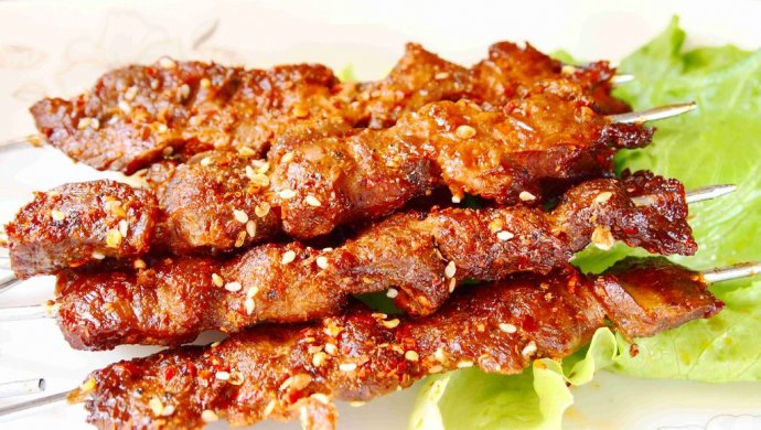 孜然羊肉串――格兰仕立式电烤箱试用报告之一