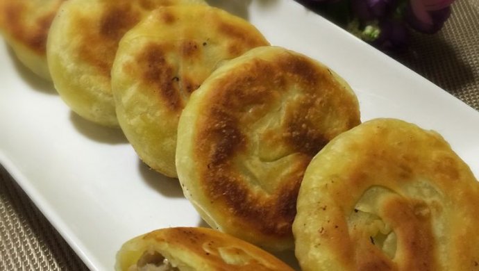 香酥牛肉饼