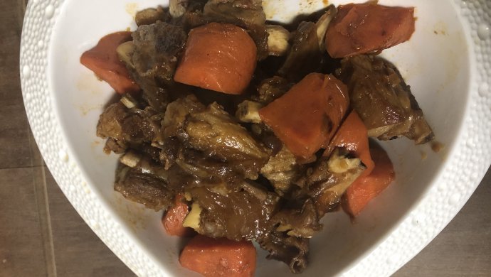 红焖羊排(不放油)