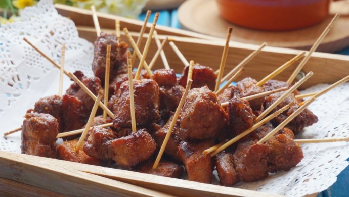 五香牙签肉