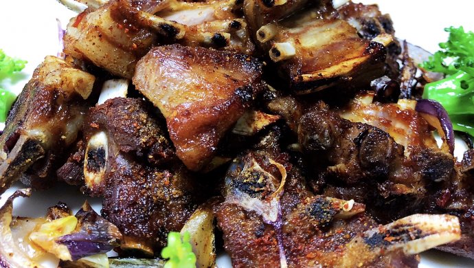 烤箱版烤羊排肉