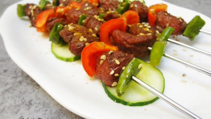 烤牛肉串