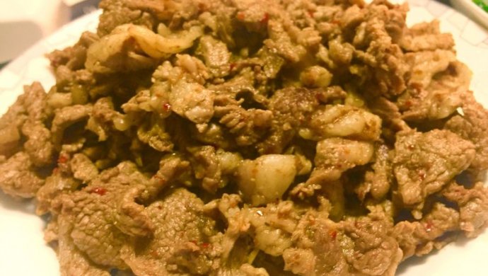 新疆炒烤肉・轻松炒出羊肉串的味道