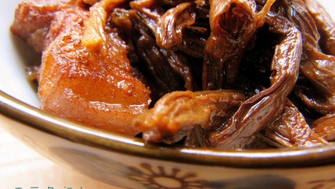 下饭菜――豆角干焖肉