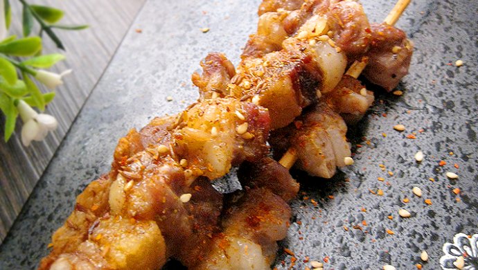 美味烤羊肉串烤箱试用#