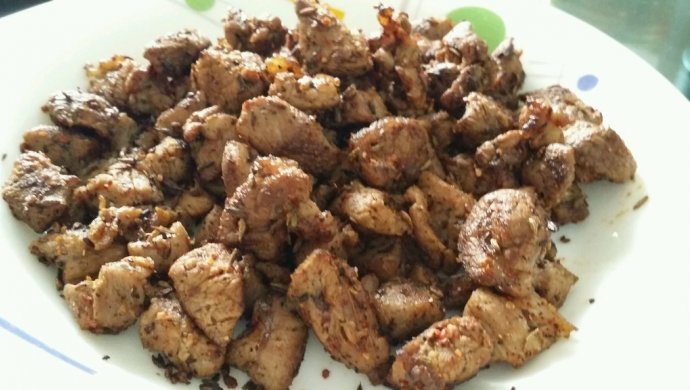 烤羊肉 (孜然羊肉)(羊肉串)