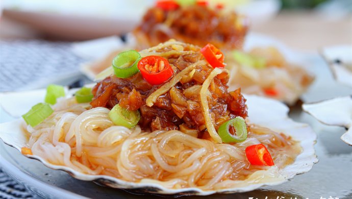 蒜蓉粉丝蒸扇贝?不输街边摊美味