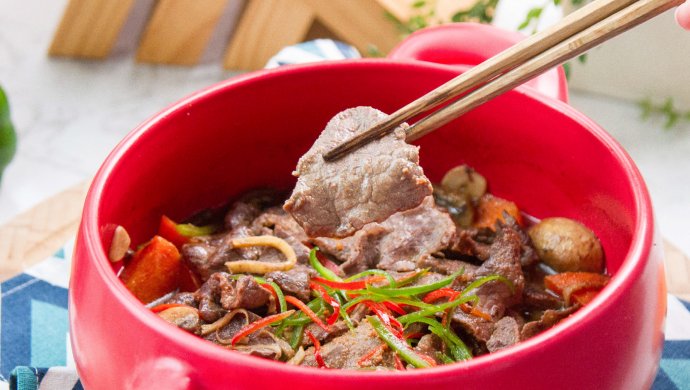 沙茶牛肉煲