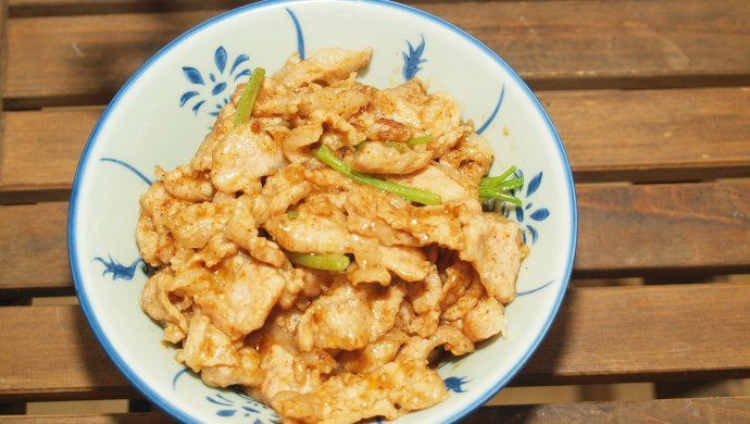 沙茶酱炒肉片