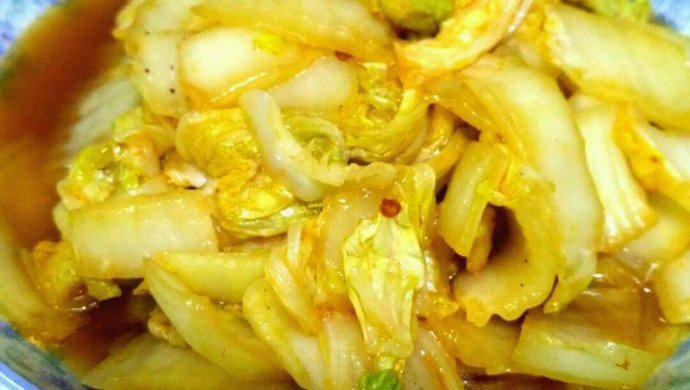 素炒白菜