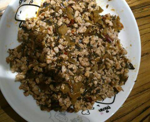 云南腌菜炒肉