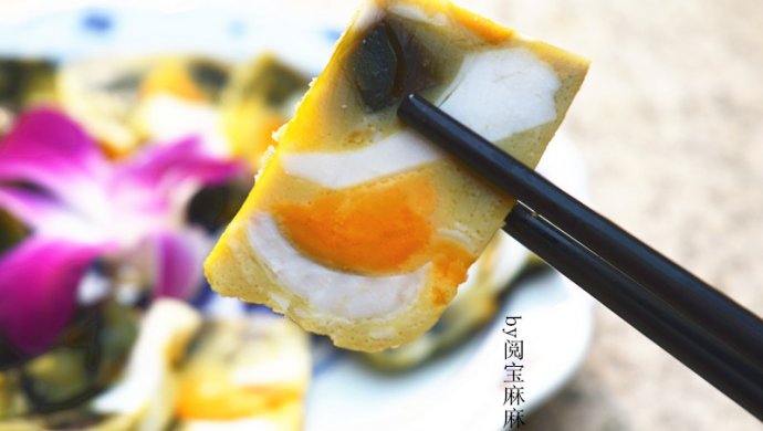 三色蒸蛋