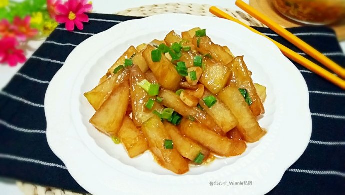 【蚝油炒冬瓜条】