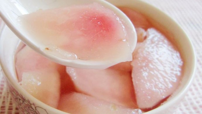 鲜桃糖水罐头